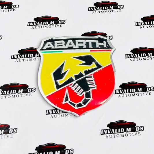 ABARTH 3D Metal Sticker | Universal Performance Emblem Badge for Cars