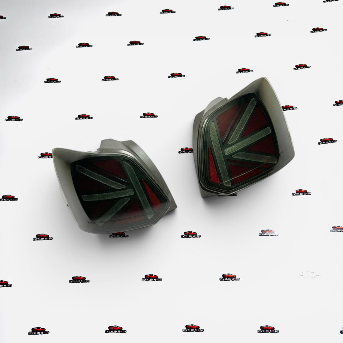 VW Polo Union-Style Tail Lights | Welcome Feature | Smoked + Red LED Tail Lights