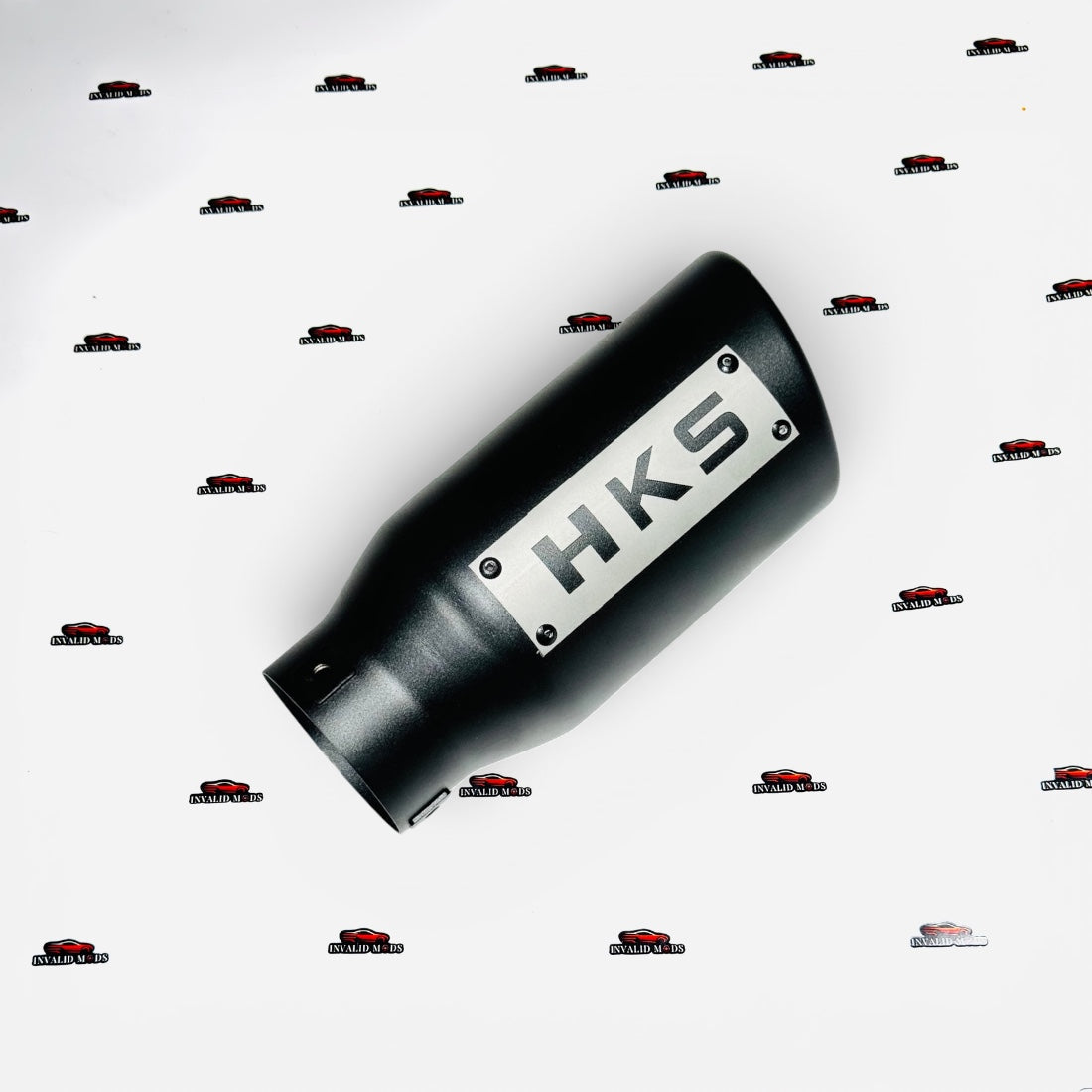 HKS Performance Exhaust Tip | Premium Matte Black | Universal Stainless Steel Exhaust Tip