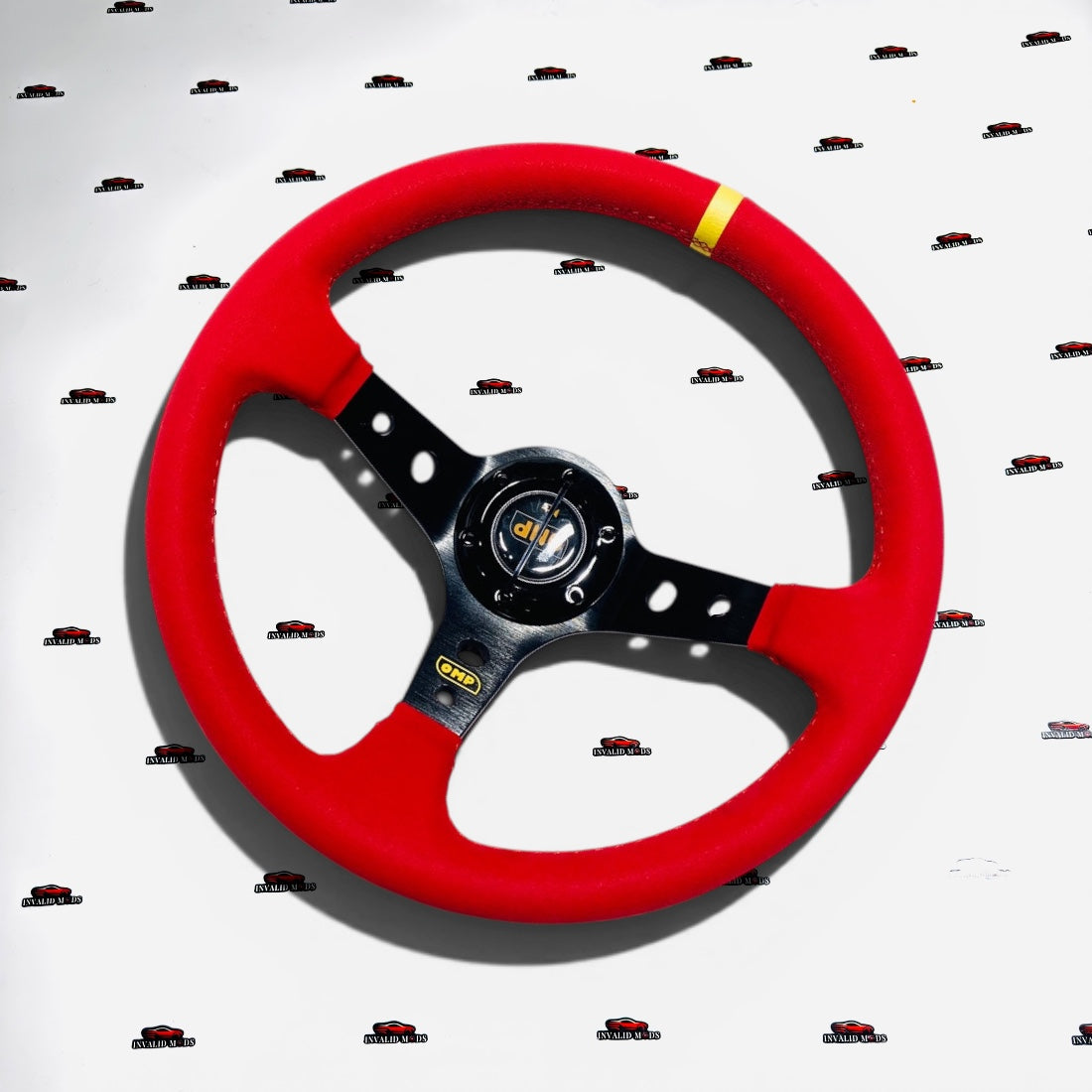 OMP Racing Steering Wheel | Alcantara Grip Universal Sport Wheel 350mm