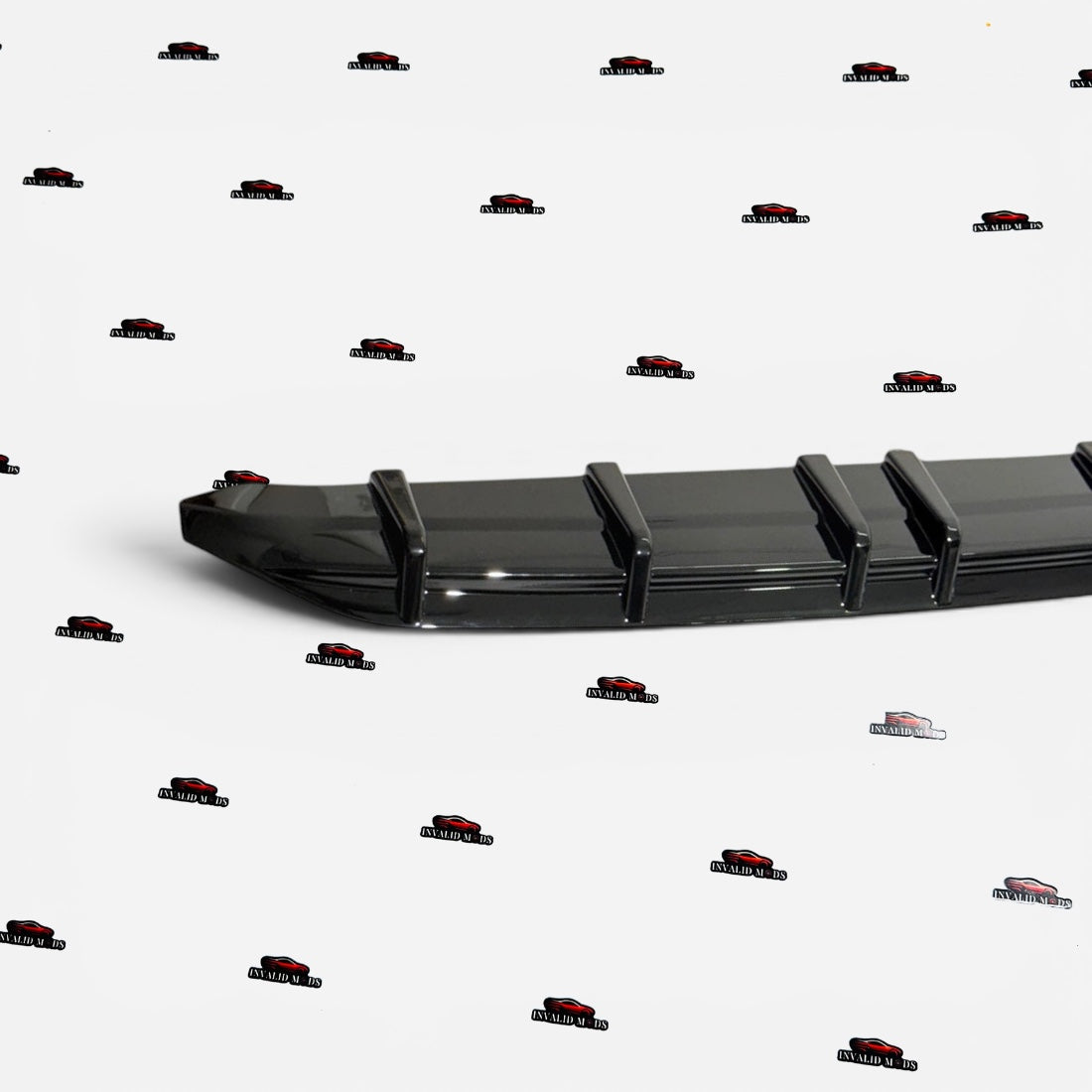 VW Virtus Rear Bumper Diffuser | Sporty ABS Rear Styling Upgrade