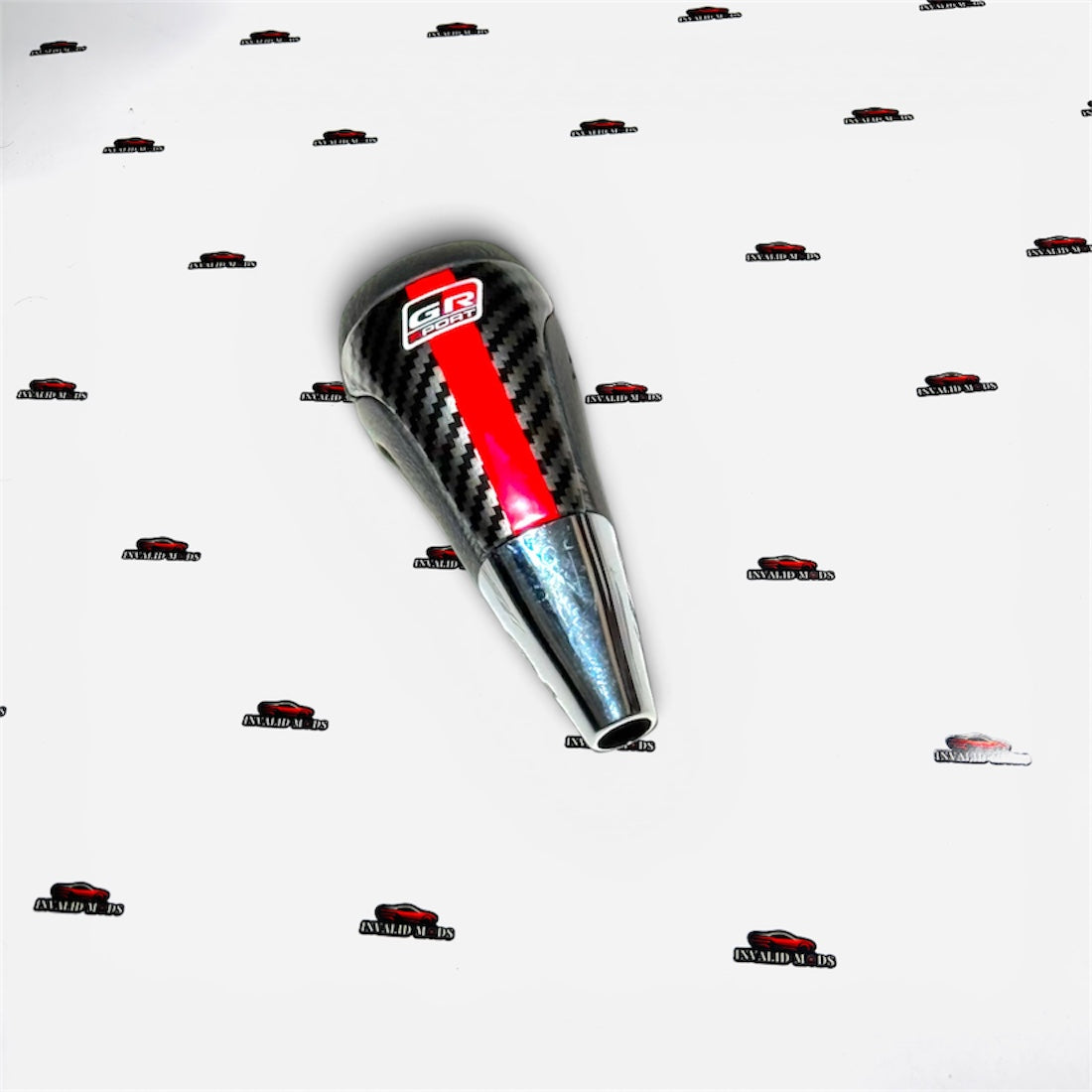GR Sport Gear Knob – Universal Gear Shift Knob with Carbon Fiber Finish