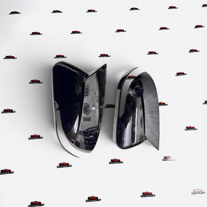 Hyundai Elite i20 Batman-Style Mirror Caps | Premium Gloss Black ABS (2014–2019)