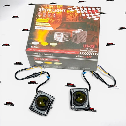 IPH-Car-U13S Desert Series Auxiliary Light | High Power Projection Spot LED Light for Cars, SUVs & Off-Road