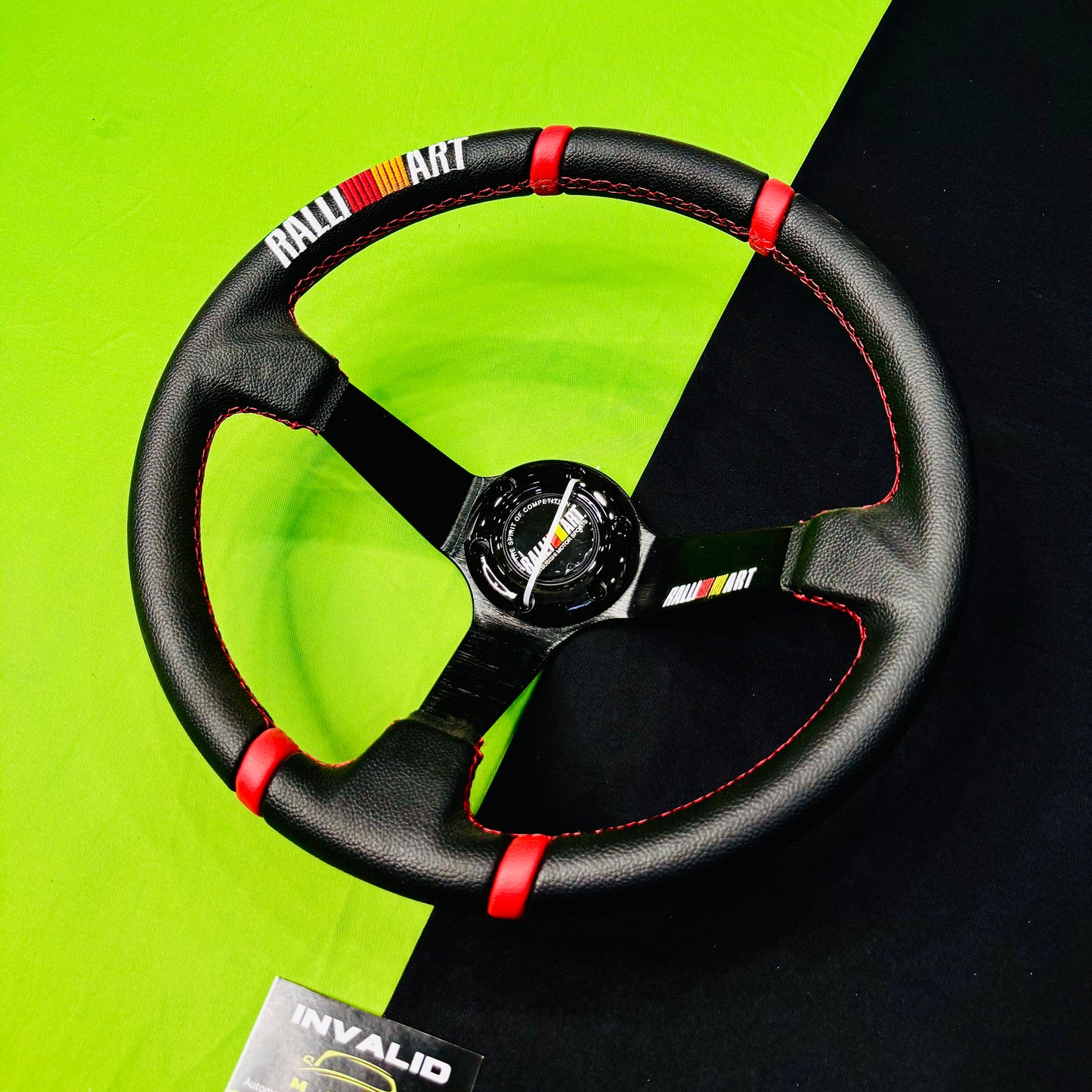 Ralliart 14 Inch Carbon Edition Universal Steering Wheel