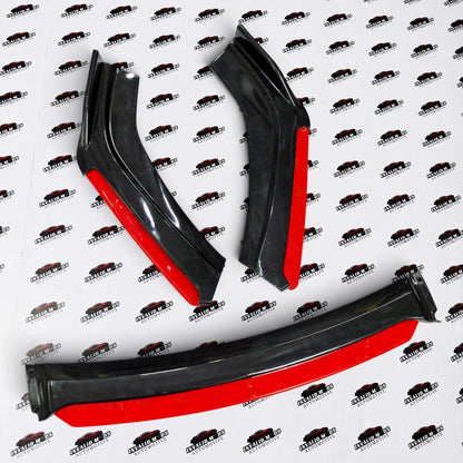 Universal Front Red Lip Splitter | 6-Piece Red Accent Splitter