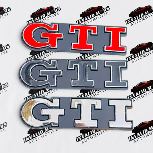 VW Polo GTI Front Grille Logo Badge | OEM-Design Replacement Emblem