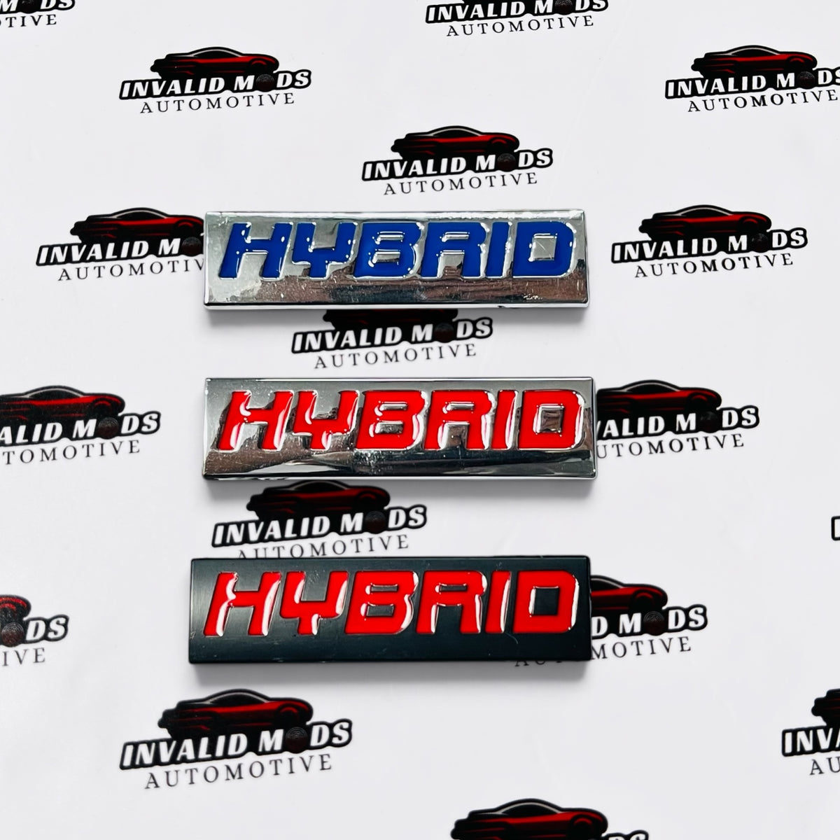 HYBRID Car Exterior Sticker | Automotive Decal for Hybrid Vehicles