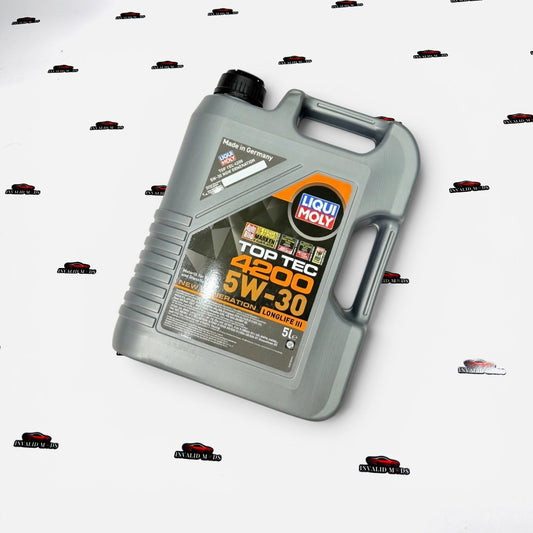 Liqui Moly Top Tec 4200 5W-30 5L – New Generation Engine Oil, Full Synthetic
