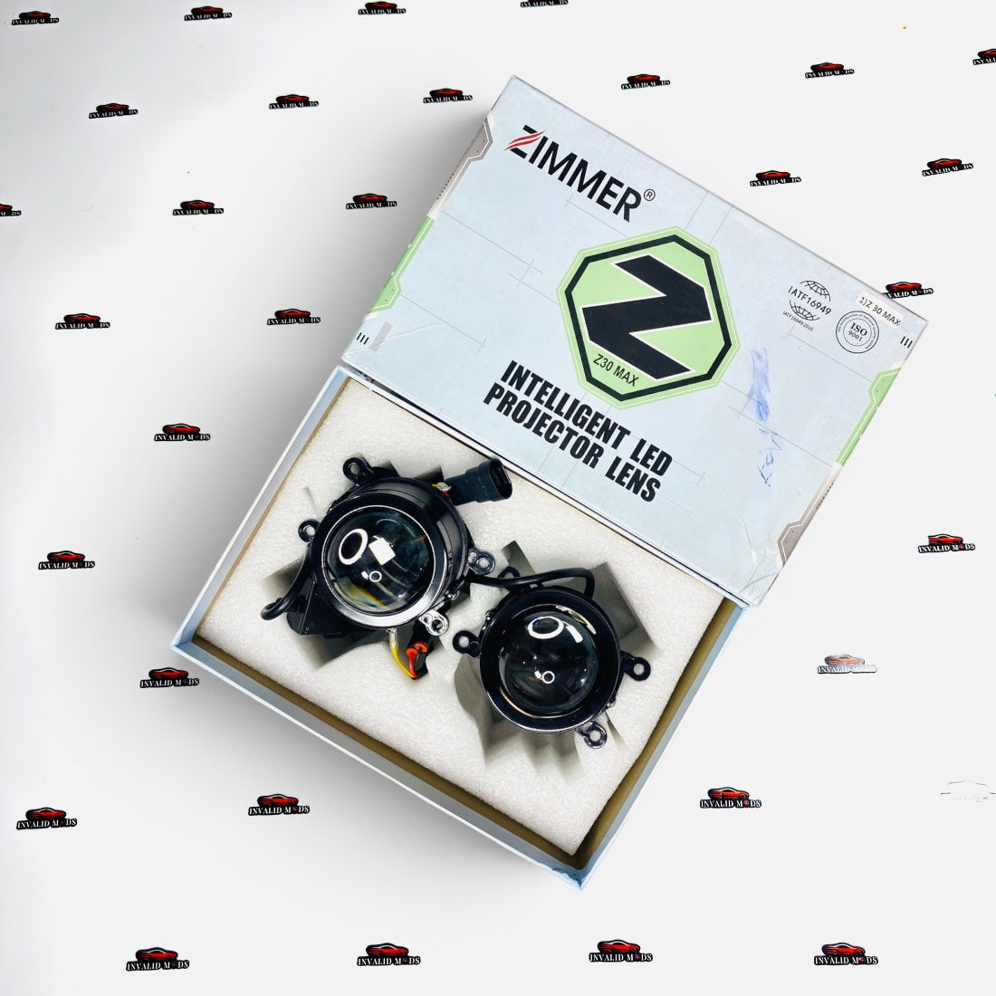 ZIMMER Z30 Max 3-Inch Intelligent Bi-LED Projector Fog Light | Universal Plug & Play Fog Lamp Upgrade