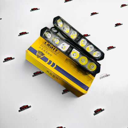 6-LED Rear Flashers Light | High-Brightness Safety Warning Light for Cars & Bikes | Universal Fit
