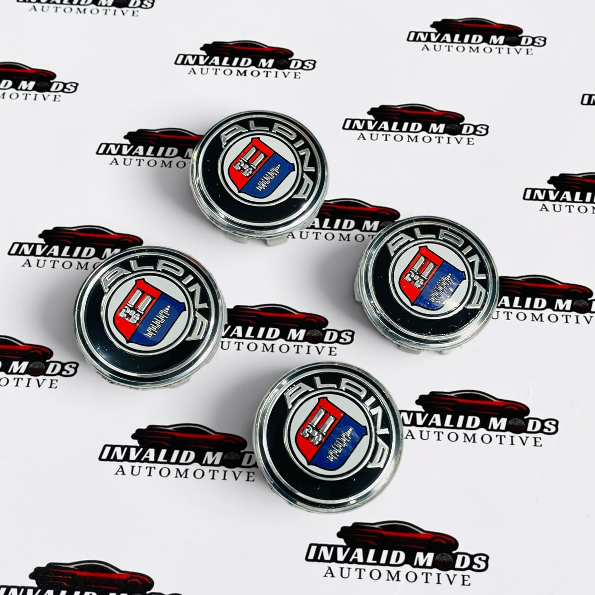 BMW Alpina-Style Wheel Center Caps Outer Diameter (69-mm) | Set of 4