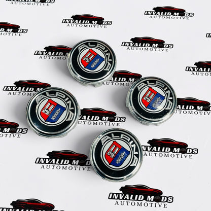 BMW Alpina-Style Wheel Center Caps Outer Diameter (69-mm) | Set of 4