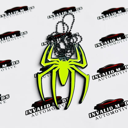 Neon Fluorescent Car Mirror Hanging – Marvel & DC Superhero Collection
