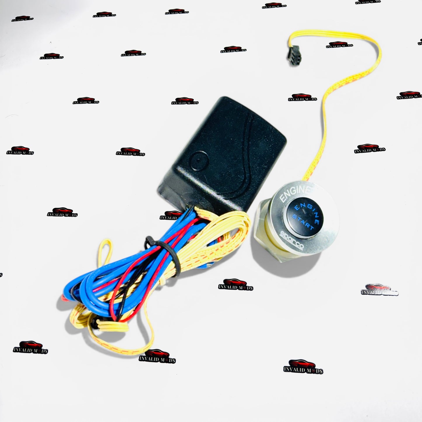 Sparco Engine Start Button Switch | Universal Push Start Button
