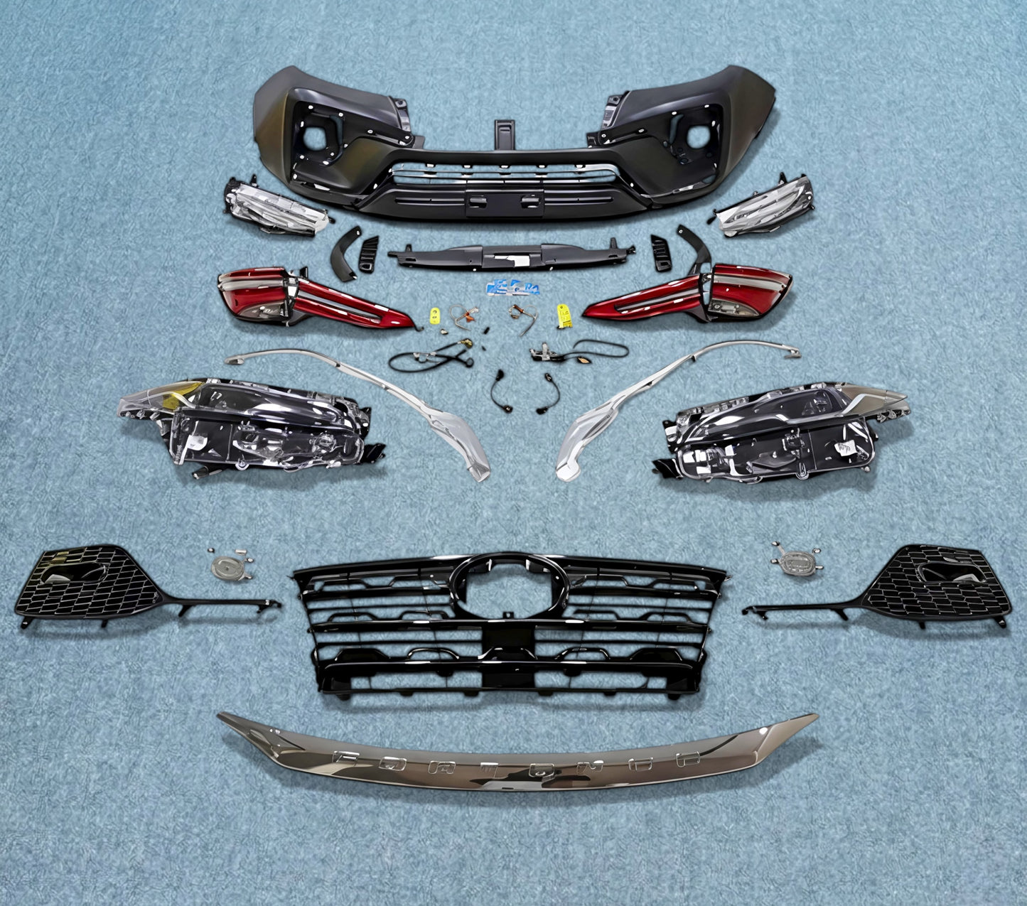 Toyota Fortuner Sigma Body Kit (2016+) | Premium Full Exterior Conversion Kit | OEM Fit Upgrade