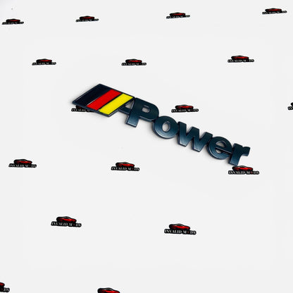 M Power Style Rear Emblem | OEM-Style Performance Badge Upgrade