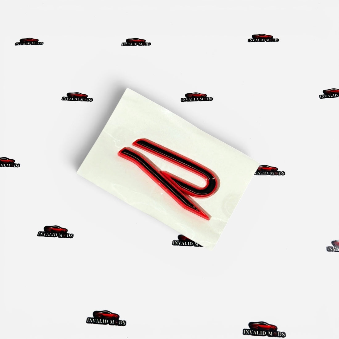 R Logo Sticker | Premium Finish Emblem with Multiple Colour Options