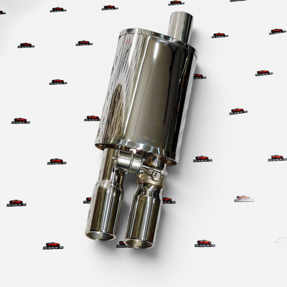 Remus Valvetronic Dual Tip Exhaust | Universal Performance Exhaust System | Plain Finish with Remote Control