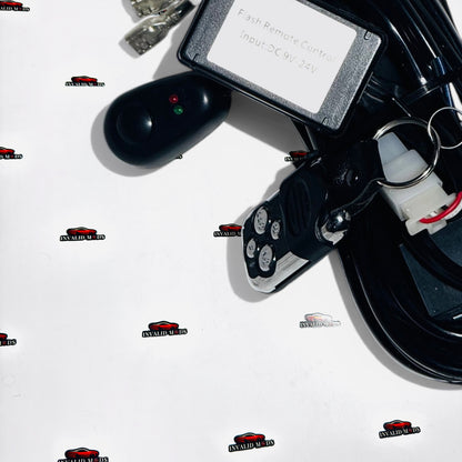 Universal Flash Remote Control Harness (DC 9V–24V) | Premium Wiring Kit