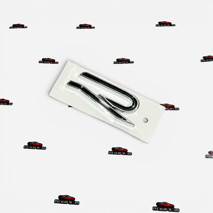 R Logo Sticker | Premium Finish Emblem with Multiple Colour Options