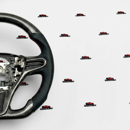 Honda Civic Carbon Fiber Steering Wheel – OEM Style Sport Upgrade | Premium Interior Mod