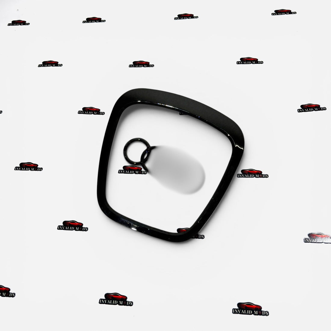 Audi Steering Wheel Trim in Glossy Black Finish | Premium ABS Interior Upgrade | Multiple Shape Options for Audi Models