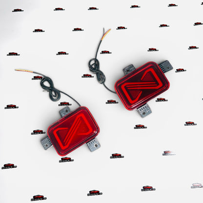 Mahindra Thar Infinity LED Reflector Lights | Rear Bumper Lights | Fits 2020+