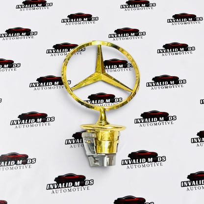Mercedes-Benz Front Bonnet Standing Logo | Premium Hood Ornament Emblem