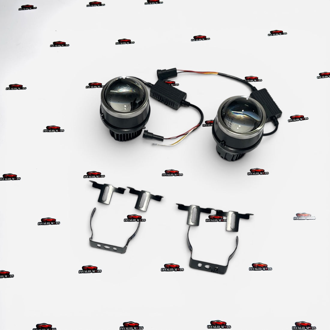 Ki Karry Series L1 3-Inch Tri-Colour LED Fog Lamps | Universal Plug & Play Fog Light Upgrade