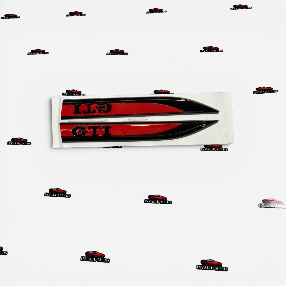 VW Polo GTI Fender Badge Set of 2 | Premium Aluminium Side Emblems