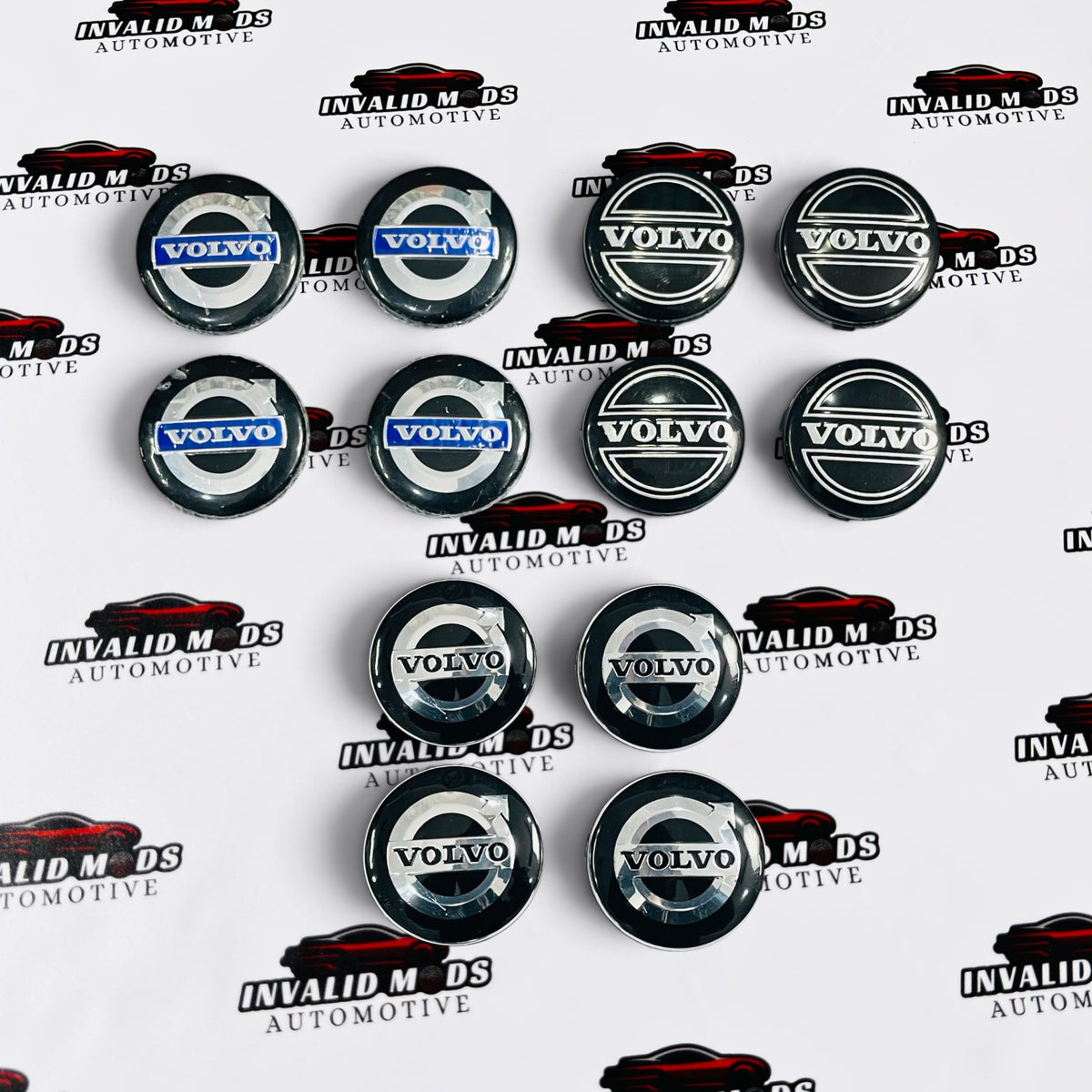 Volvo Wheel Center Caps Set of 4 | Outer Diameter (65.5 mm)