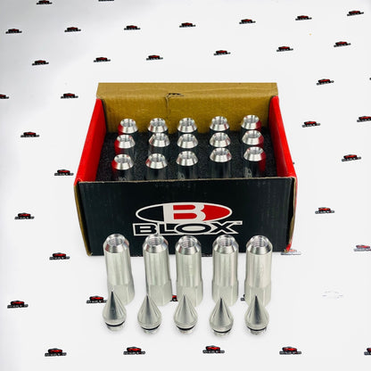 Blox Extended Aluminum Racing Wheel Lug Nuts – 20 Pcs, Universal Fit, Multiple Colors