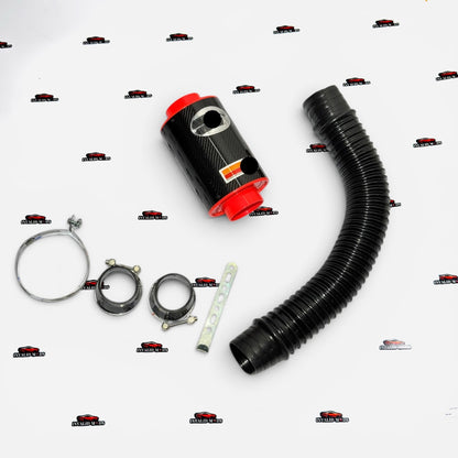K&N Style Full Air Intake System with Carbon Finish Performance Air Filter