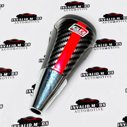 GR Sport Gear Knob – Universal Gear Shift Knob with Carbon Fiber Finish