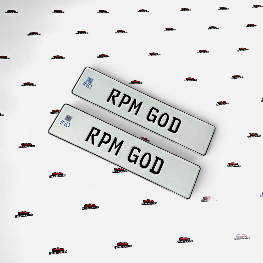 Universal Magnetic Number Plate | Removable Reflective License Plate with Strong Magnetic Mount