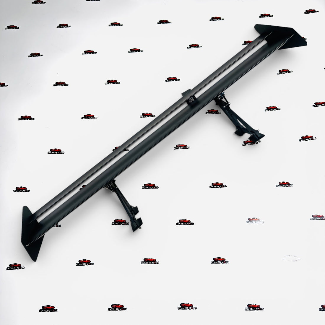 Double Deck Aluminium Spoiler | Universal Racing Style Rear Wing