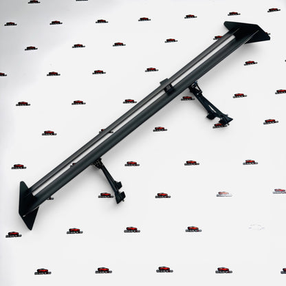 Double Deck Aluminium Spoiler | Universal Racing Style Rear Wing