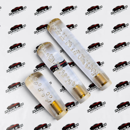 LED Crystal Bubble Gear Shift Knob | Clear Effect | Universal Interior Upgrade