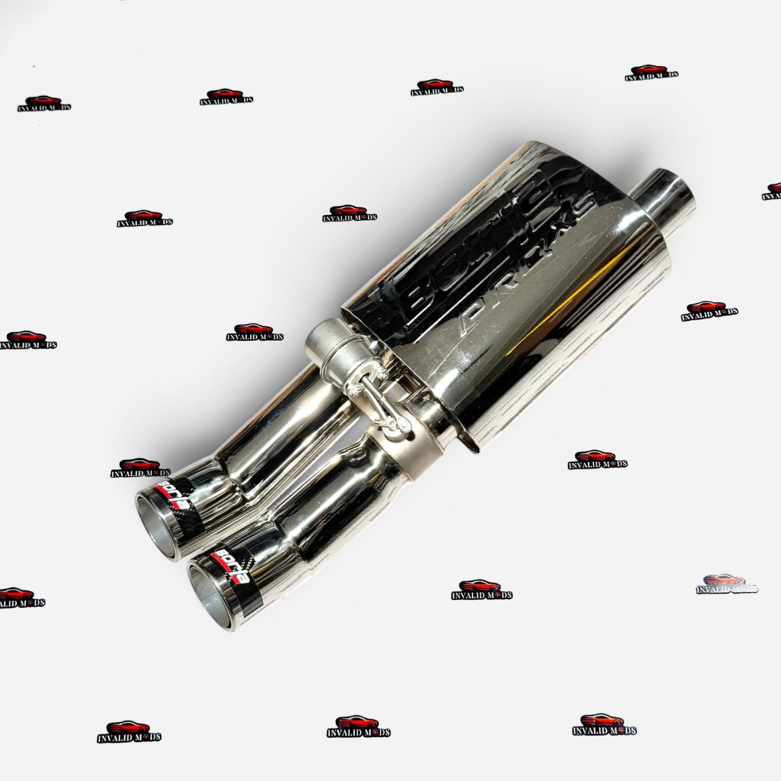 Borla Spitfire Dual Outlet Exhaust Tip | Premium Stainless Steel Universal Muffler Tip