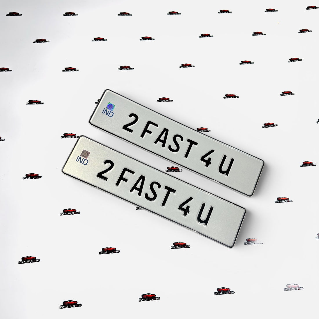 Universal Magnetic Number Plate | Removable Reflective License Plate with Strong Magnetic Mount