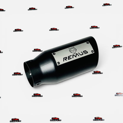 Remus Performance Exhaust Tip | Premium Matte Black Stainless Steel Universal Exhaust Tip