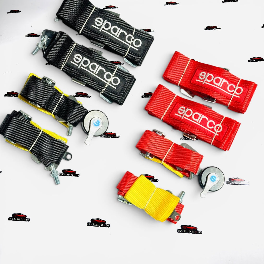 Universal 4 Point Sparco Racing Seat Belt Harness