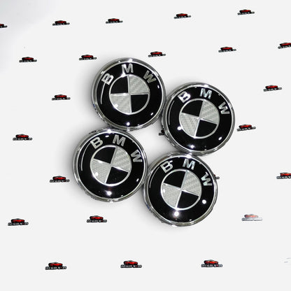 BMW Wheel Center Caps – Premium Set of 4 | Outer Diameter (68mm)