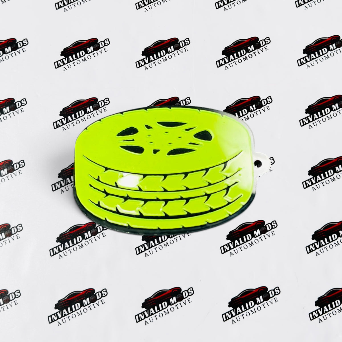 Neon Fluorescent Car Mirror Hanging – Car Enthusiast Interior Decor