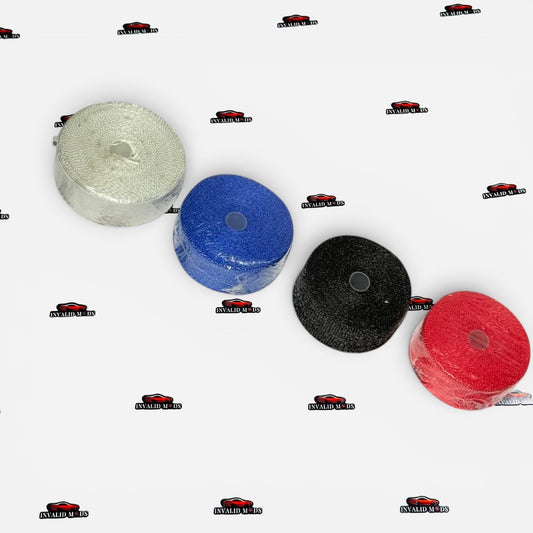 Exhaust Insulating Wrap | Universal Heat Shield Tape | High-Temperature Exhaust Wrap | Multiple Colour Options