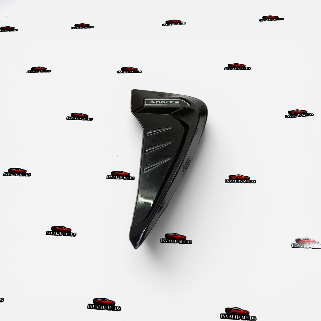 Universal Car Air Flow Decorative Side Vent Set of 2 | Sporty Exterior Styling Trim
