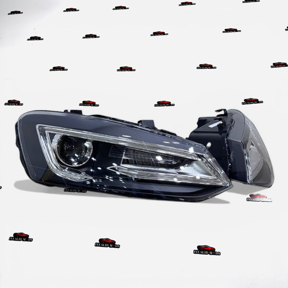 VW Polo Audi-Style Projector Headlights  – Premium LED Upgrade