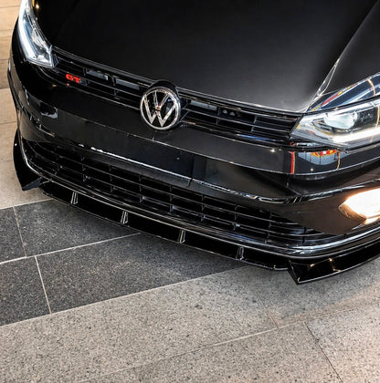 3-Piece Front Splitter for VW Virtus & Skoda Slavia – Aftermarket Body Kit Upgrade
