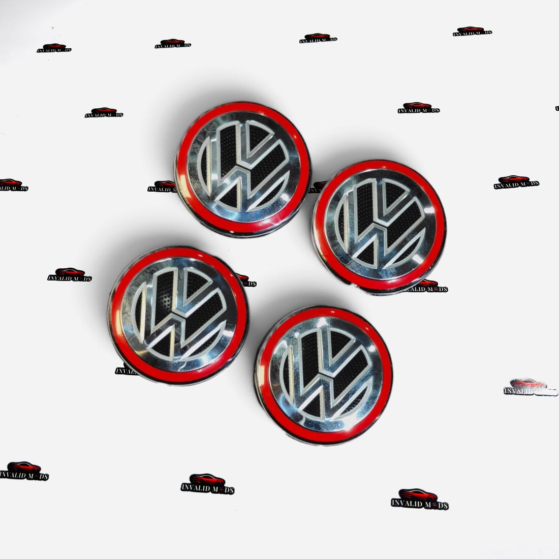 Volkswagen Virtus Alloy Wheel Center Caps  Set of 4 |Outer Diameter (55mm)